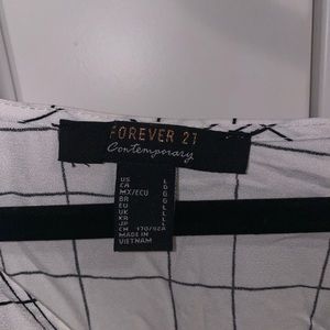 Plaid Crossover Top Forever 21